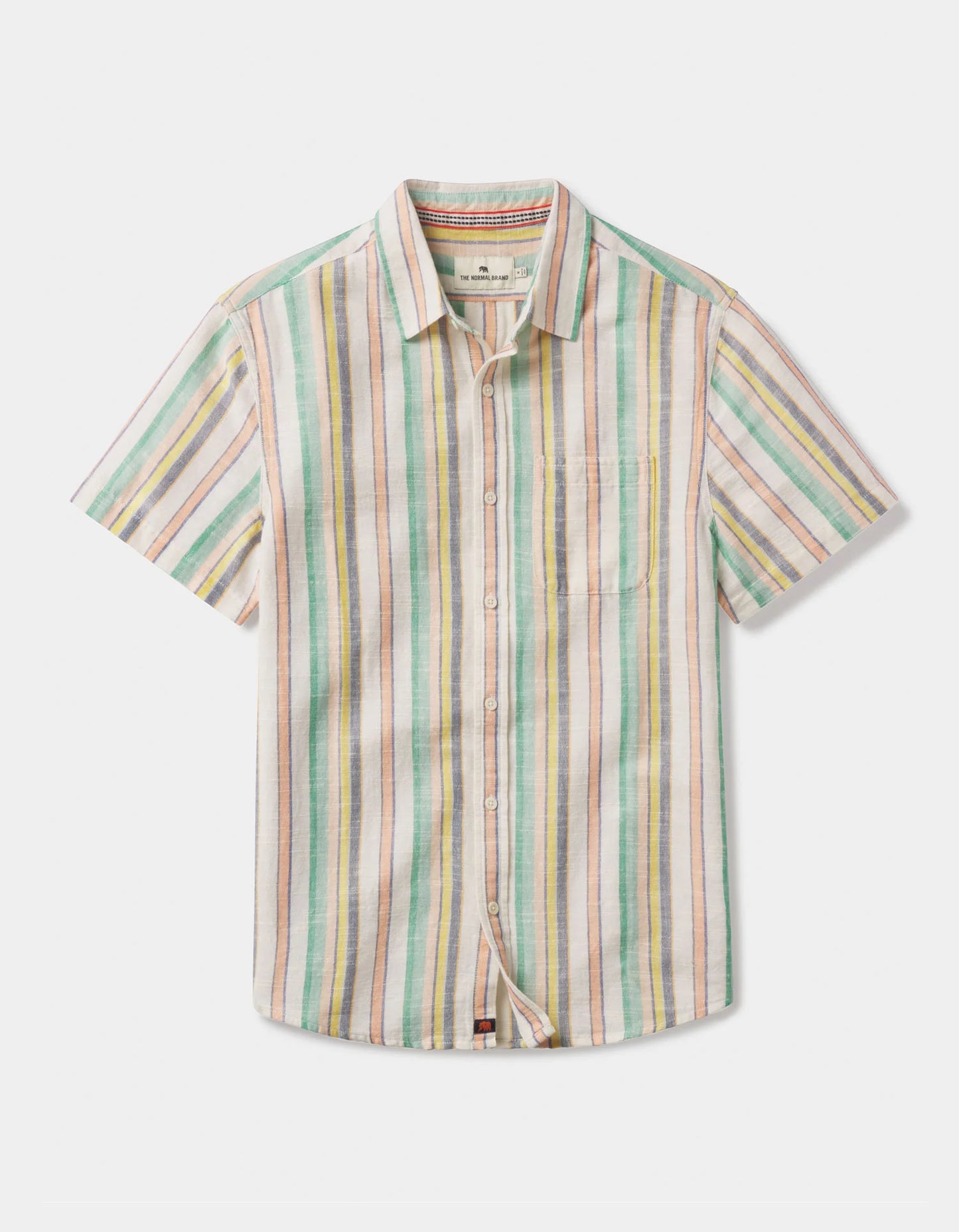 Freshwater button up shirt- Sherbet Stripe