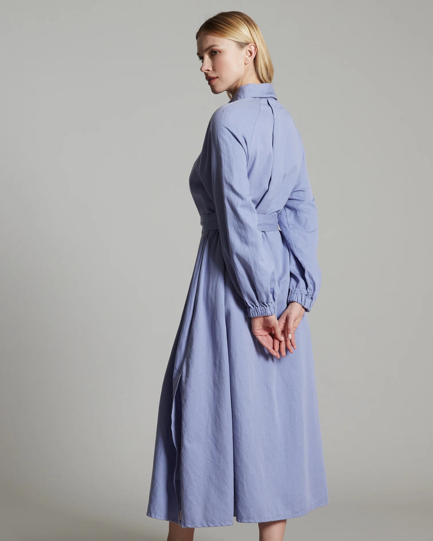 PURPLE CHEMISIER DRESS