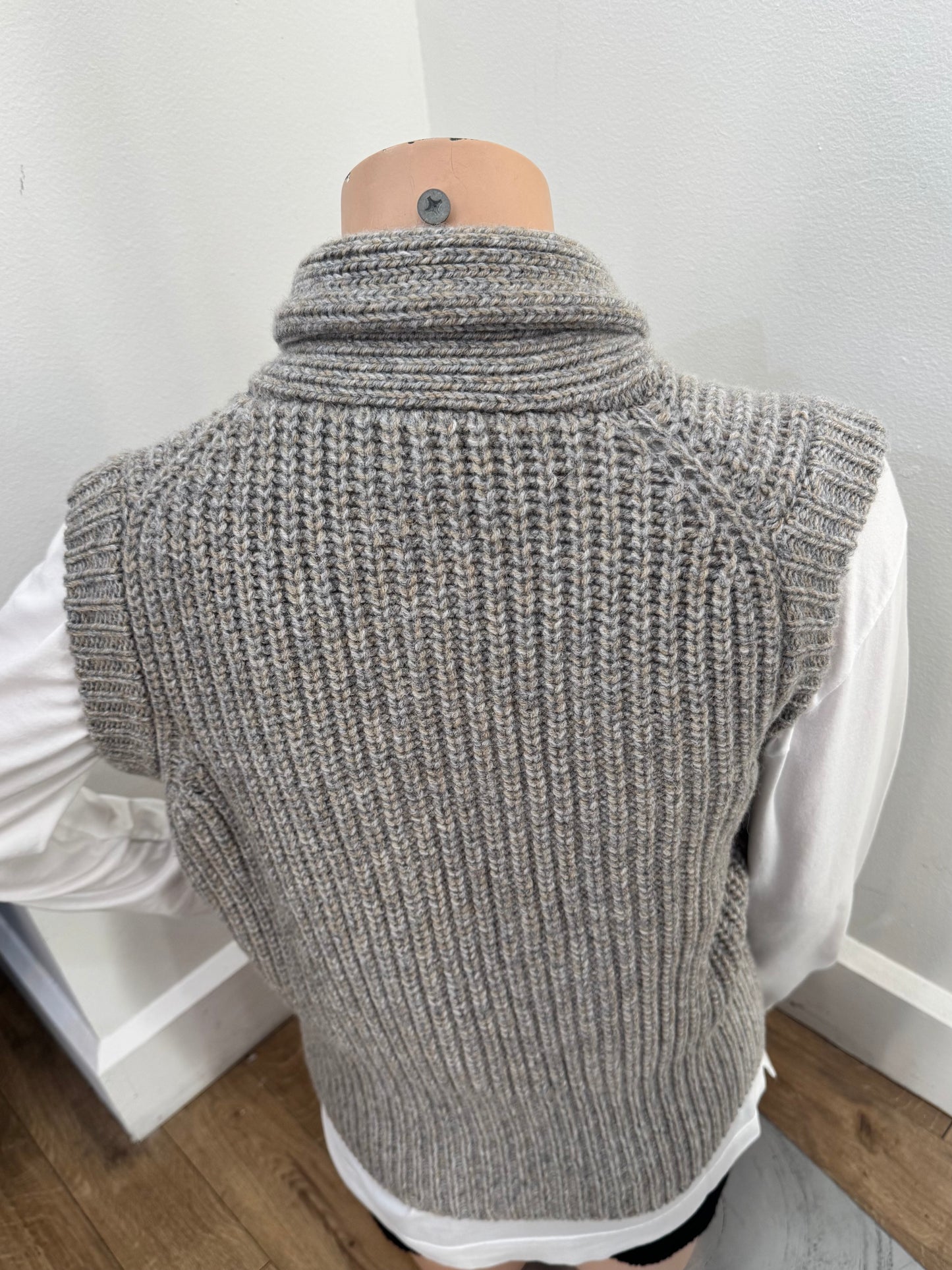 Fedeli alpaca vest gray