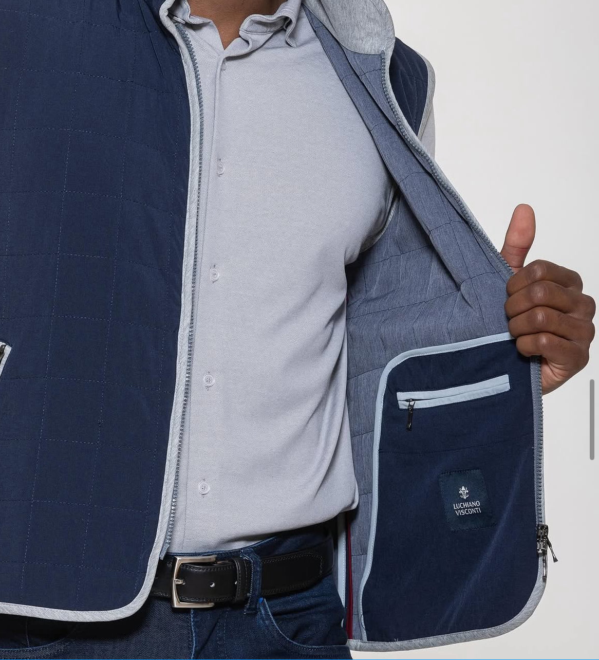 Luchiano Visconti -  Lightweight Quilted Vest