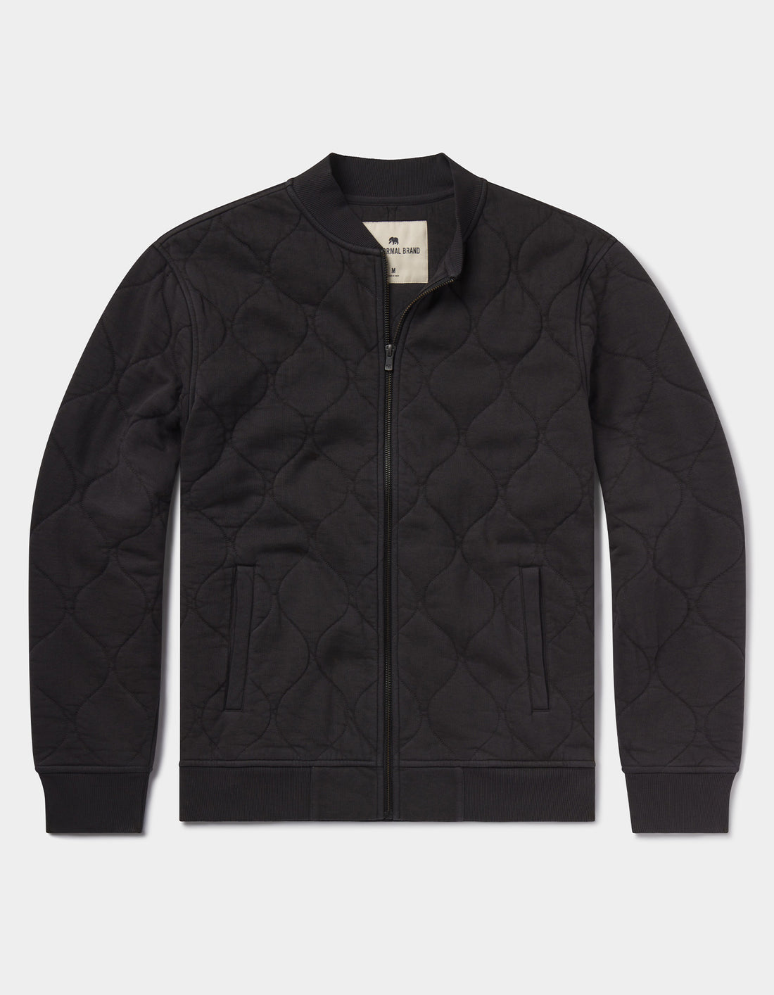 The Normal Brand Quilted Bomber Jacket