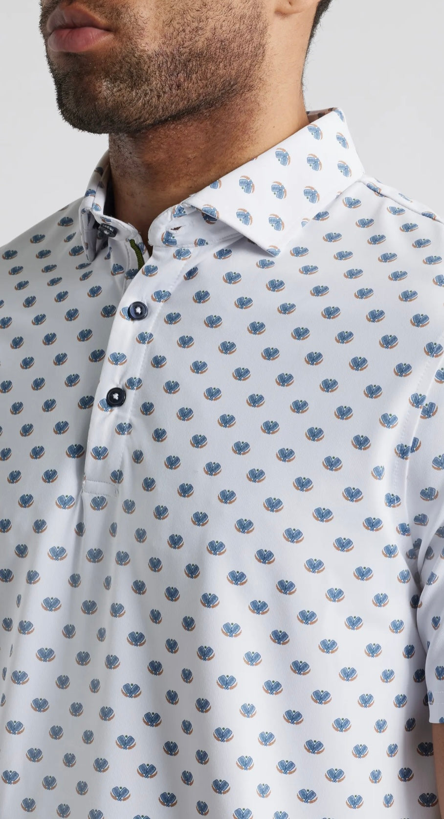 Stone Rose Performance Polo - Pickle Ball