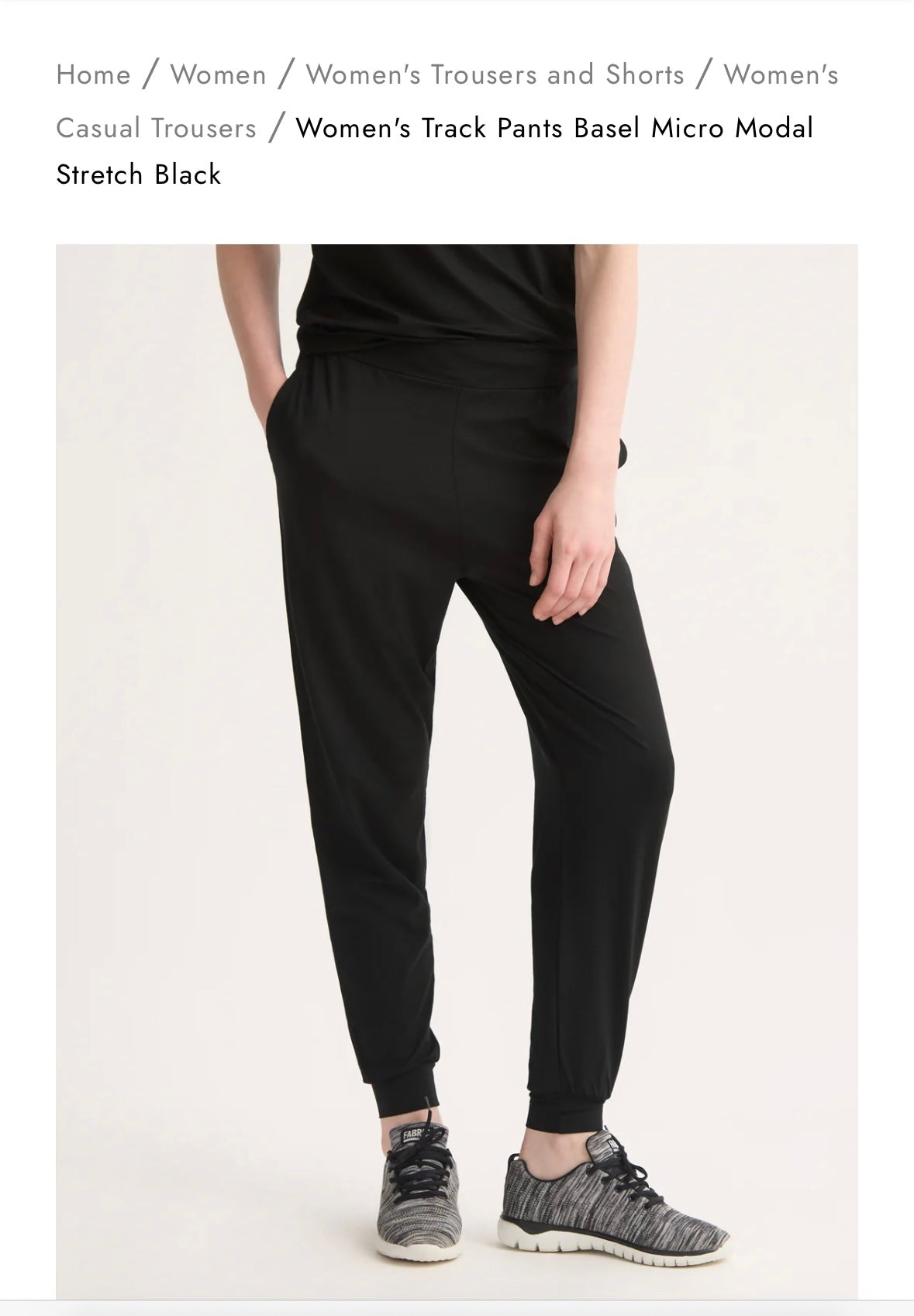 Derek Rose London jersey trouser Black