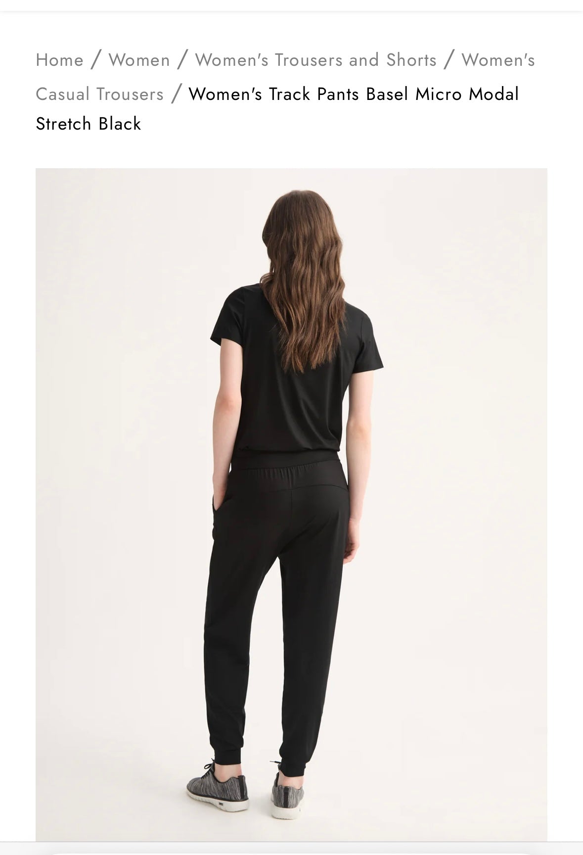 Derek Rose London jersey trouser Black