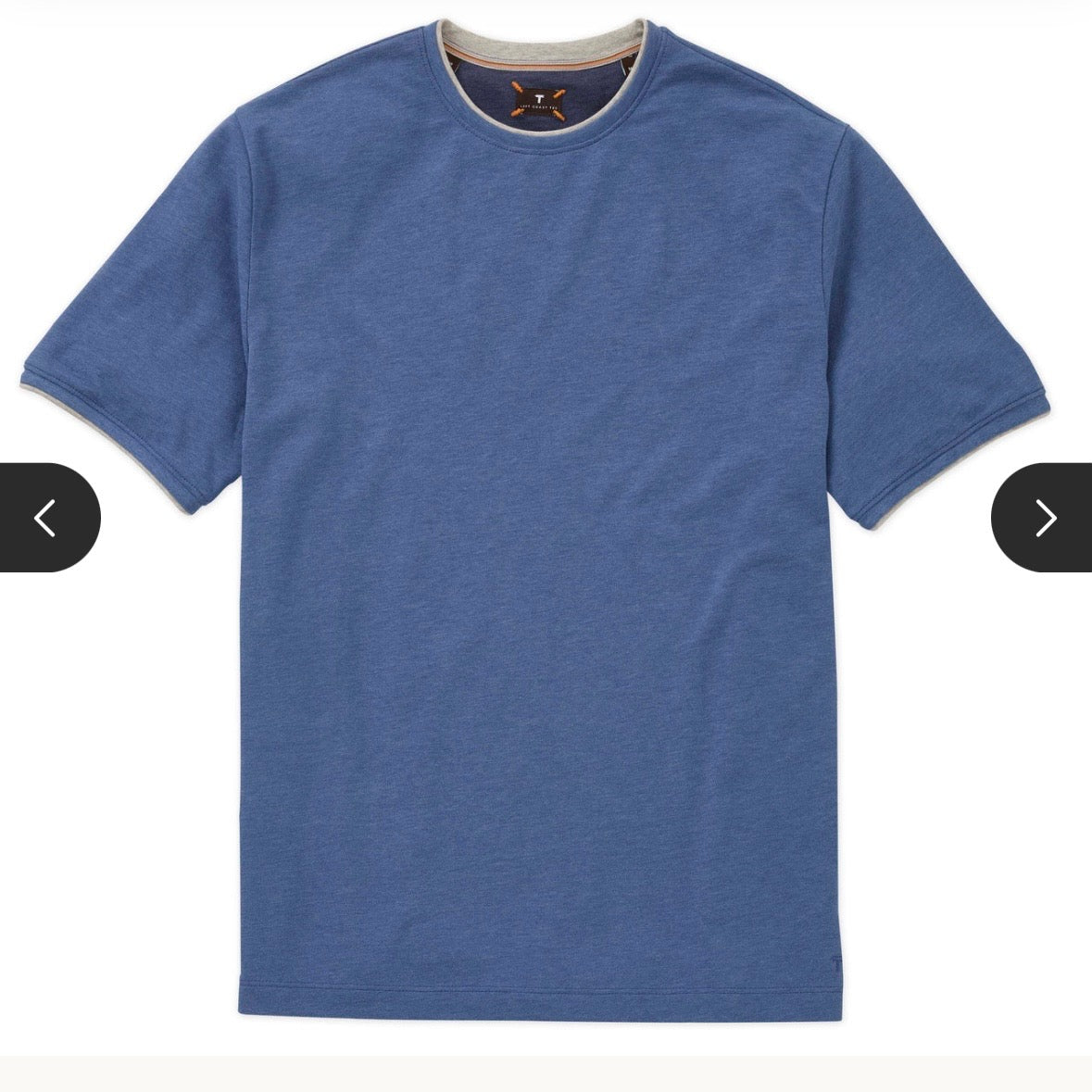 Left coast tee  T shirt crewneck blue