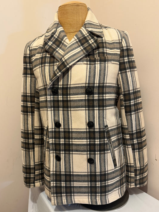 The normal brand LAN jacket brown plaid