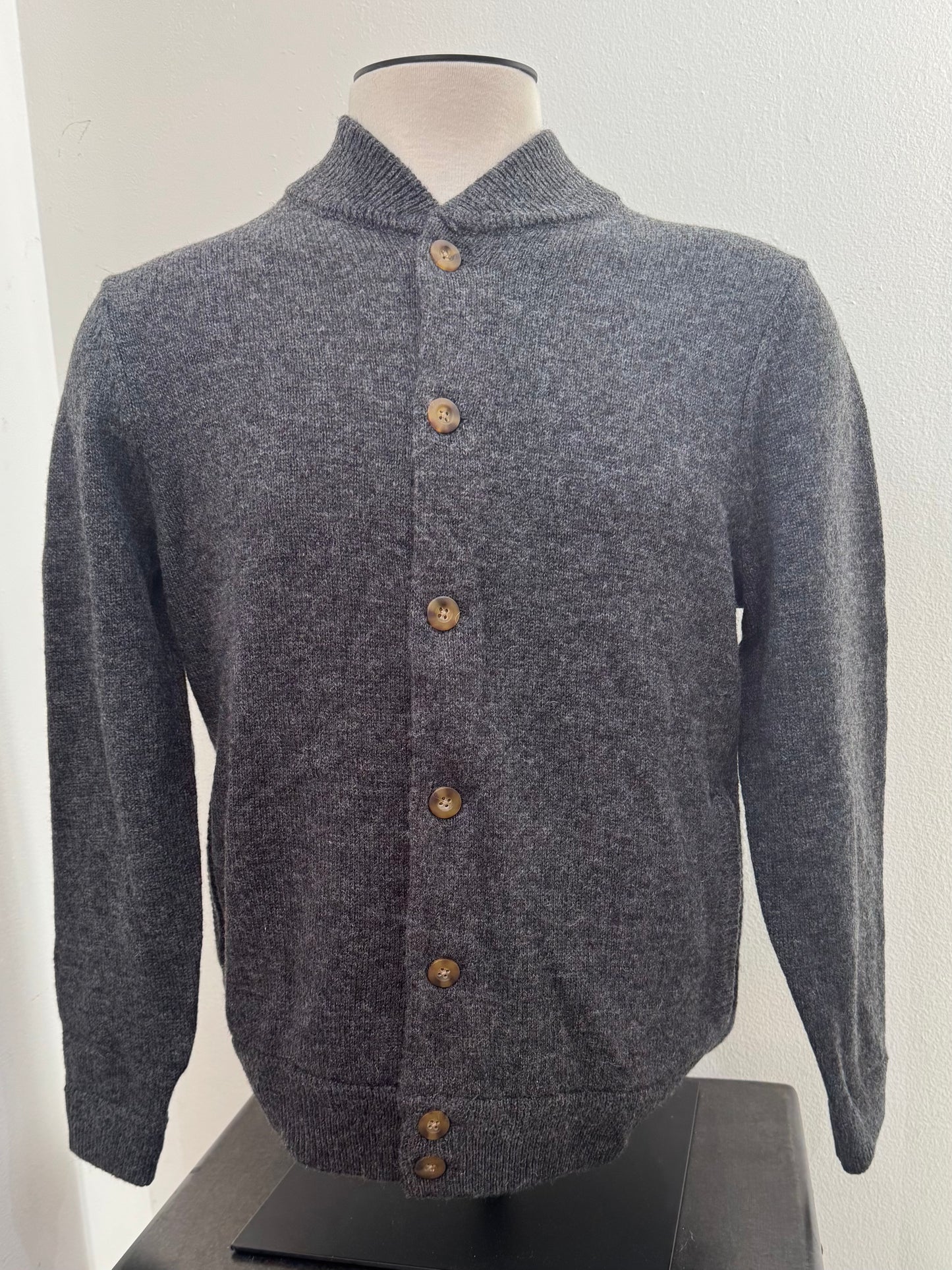 Pendleton button down sweater with pockets