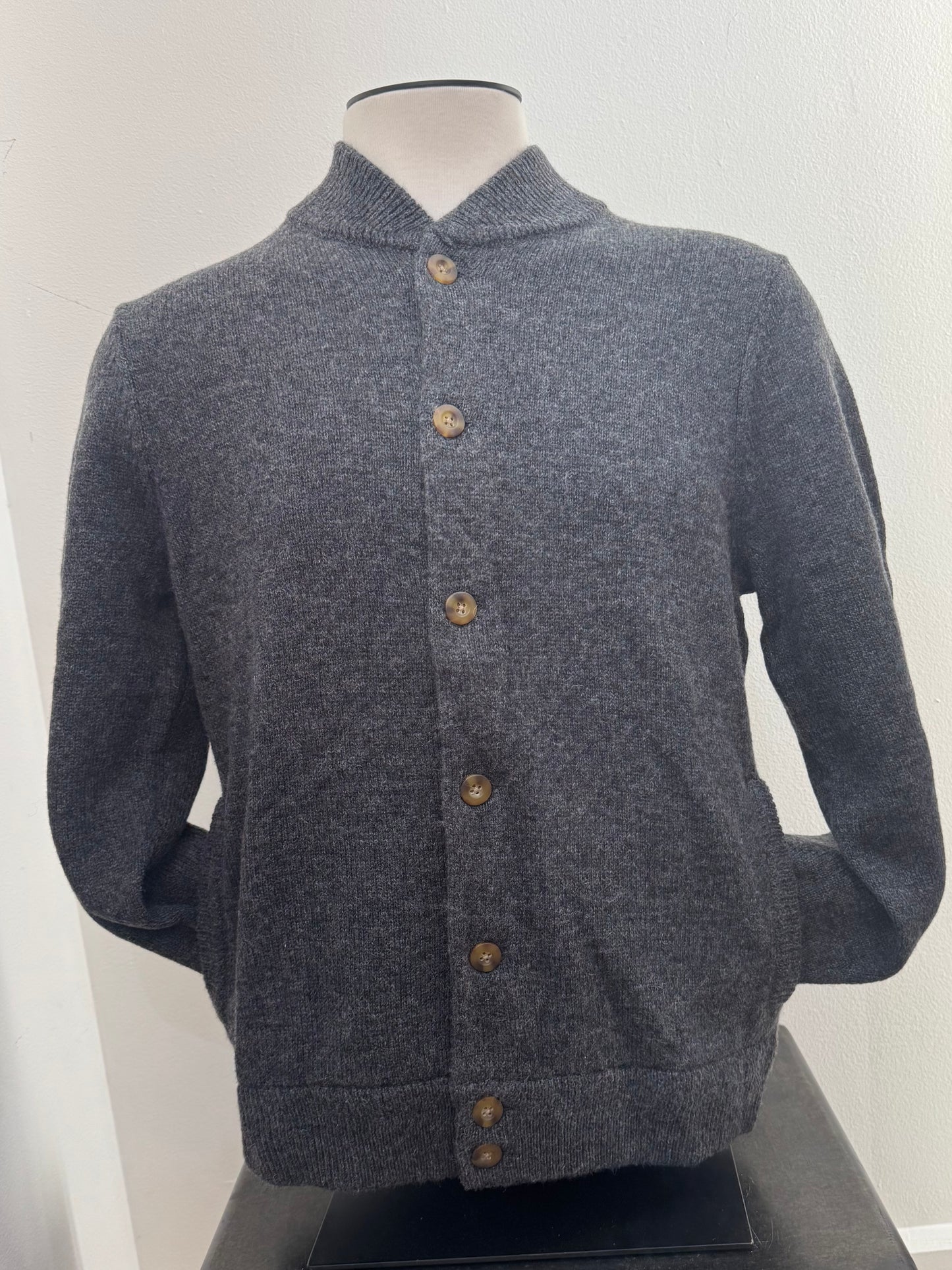 Pendleton button down sweater with pockets