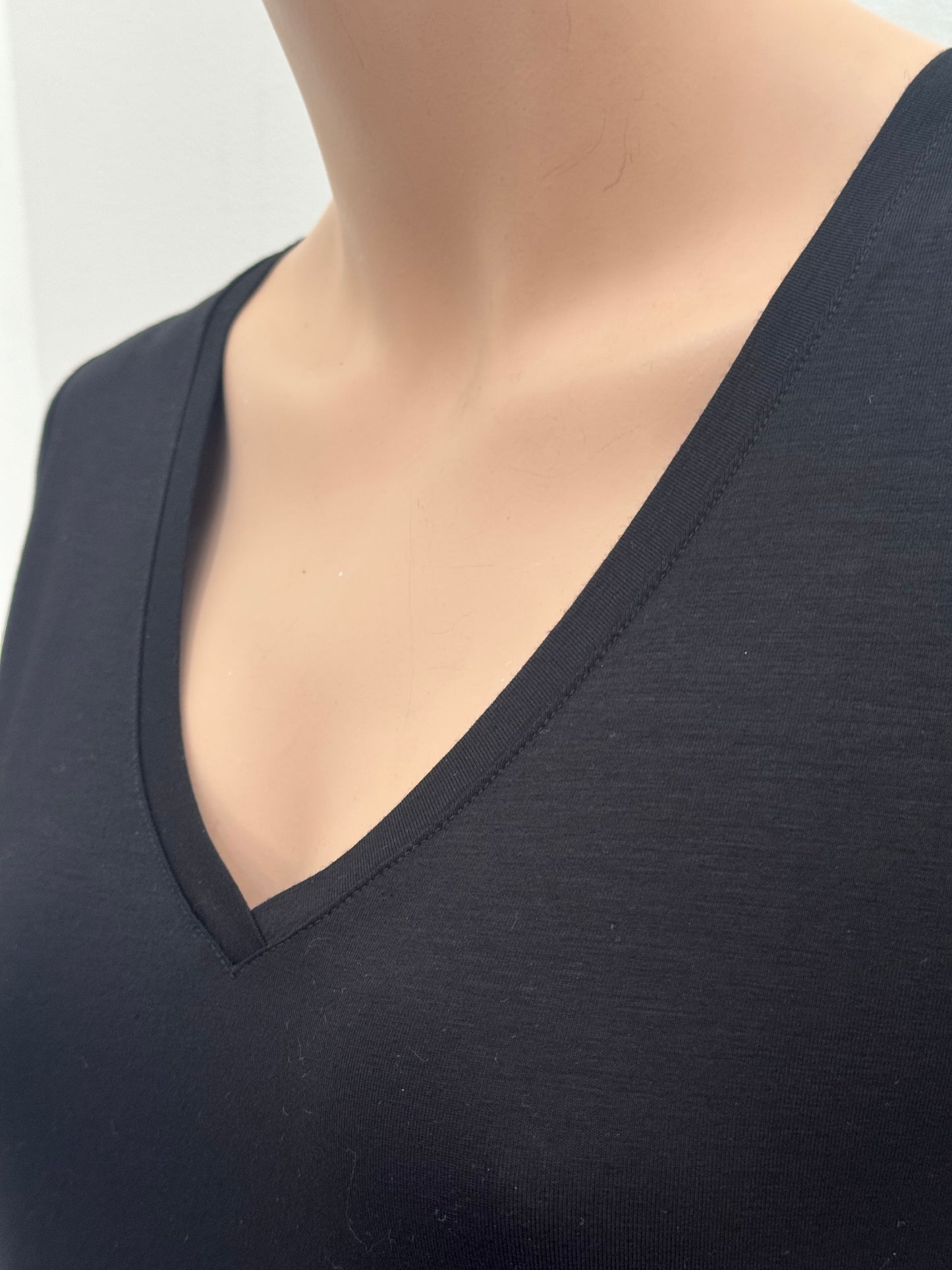 Short sleeve modal cotton Derek Rose Black