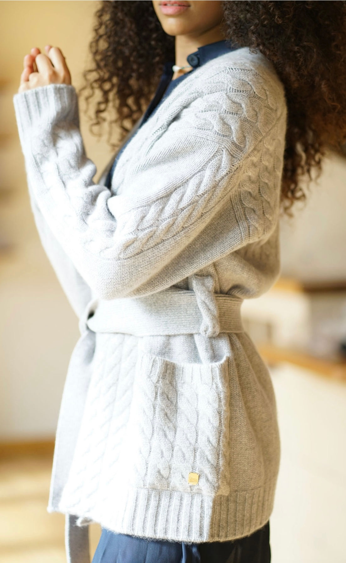 Colombo cashmere sweater wrap