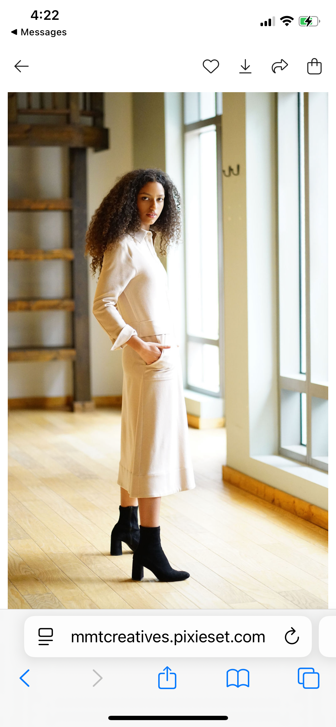 Colombo Cashmere Button Down Coat Dress (made in Italy)