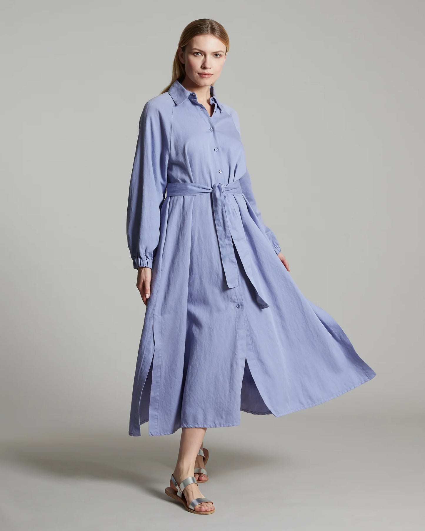 PURPLE CHEMISIER DRESS